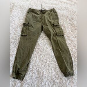 Forever 21 Olive Cargo Joggers for Men